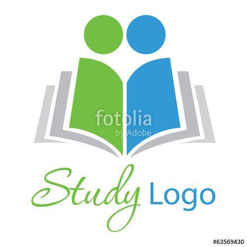Fotolia Logo - study book logo