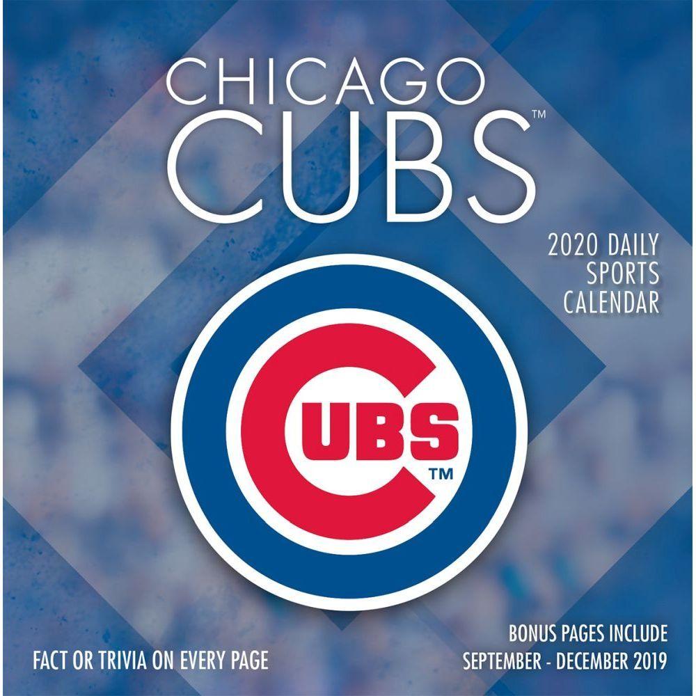 CALENDARS.COM Logo - Chicago Cubs 2020 Desk Calendar