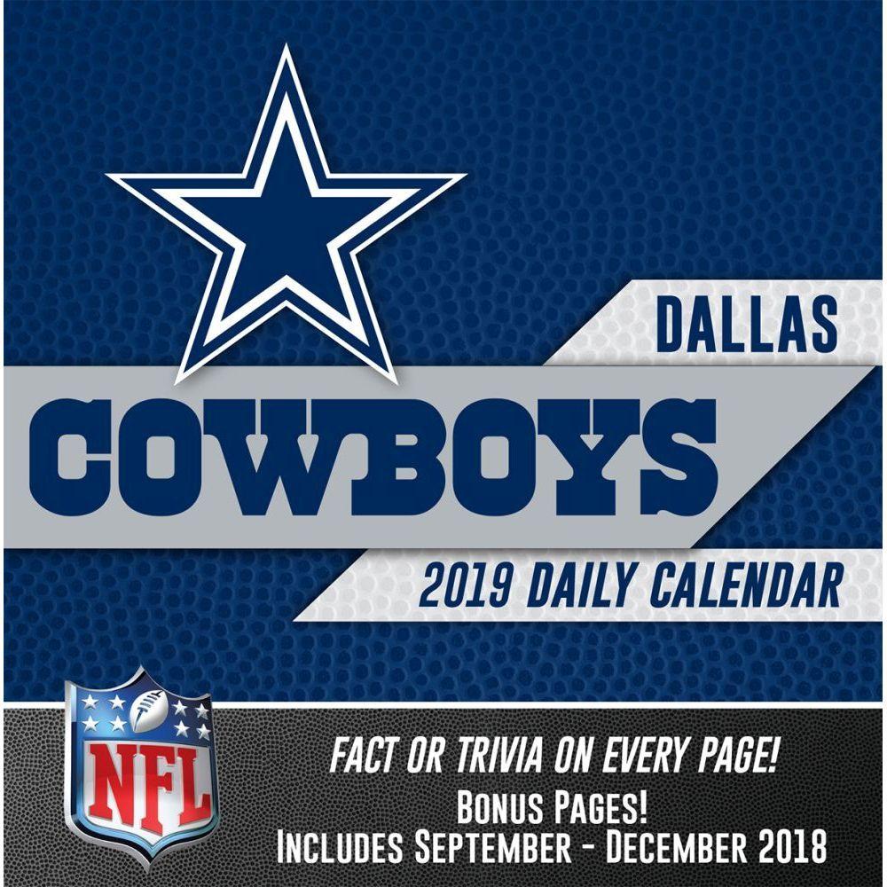 CALENDARS.COM Logo - Dallas Cowboys 2019 Desk Calendar-Calendars.com-Books & Gifts