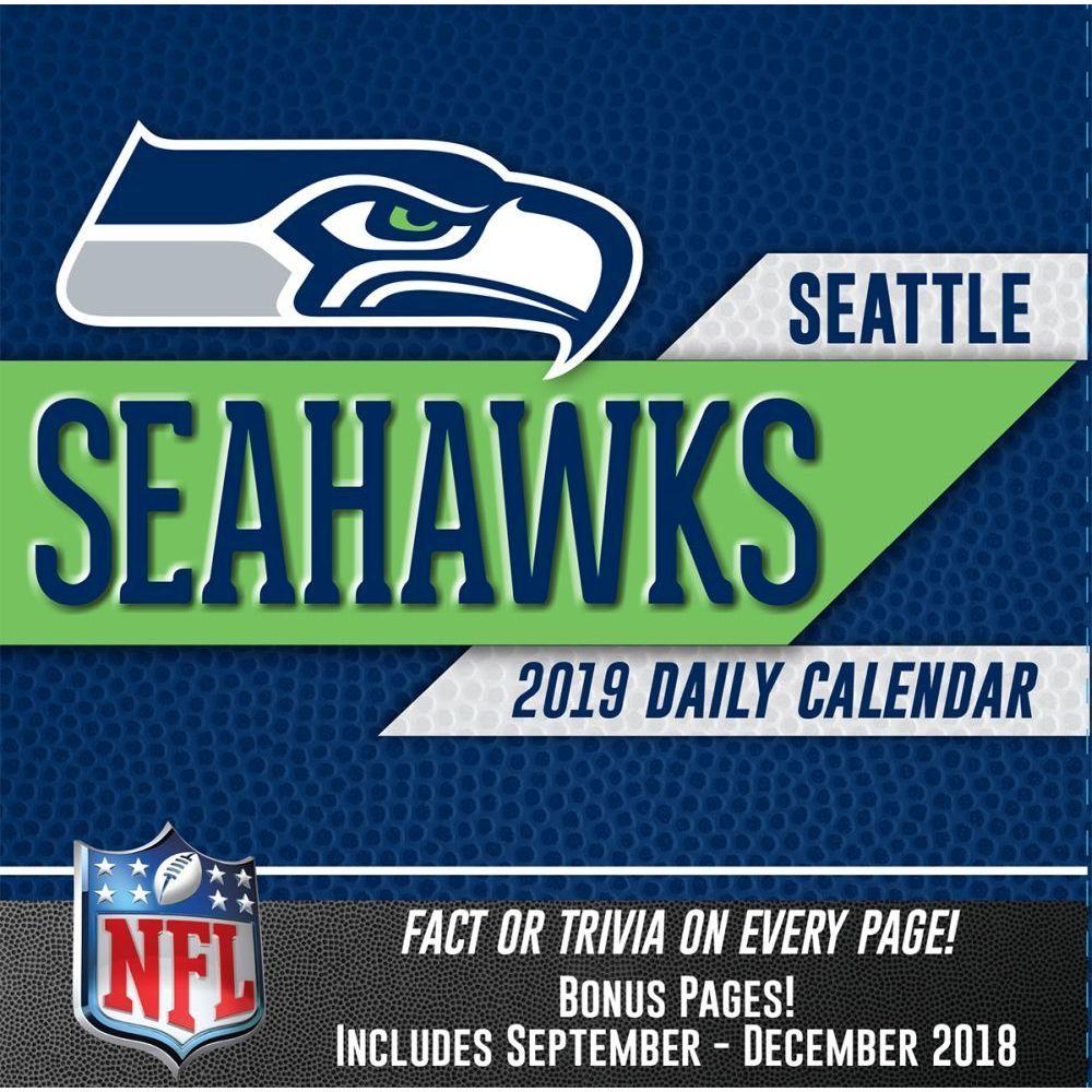 CALENDARS.COM Logo - Seattle Seahawks 2019 Desk Calendar-Calendars.com-Books & Gifts