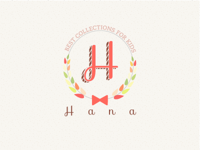 Hana Logo - Logo Design - Hana Kids Collections by Kimie OuYang on Dribbble