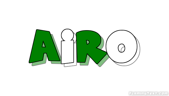 Airo Logo - Nigeria Logo. Free Logo Design Tool from Flaming Text