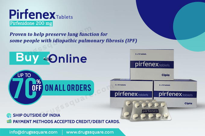 Esbriet Logo - Pirfenex 200 mg Tablet Online, Generic Esbriet, Pirfenidone Cipla