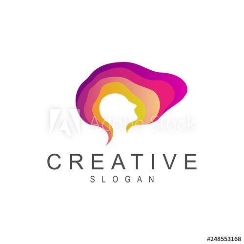 Vibrant Logo - Smart Brain Logo Design Template, Brain Logo, Imagination Logo ...