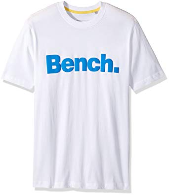 Bench Logo - Bench Men's Plain T-Shirt with Contrasting Logo Print at Amazon ...