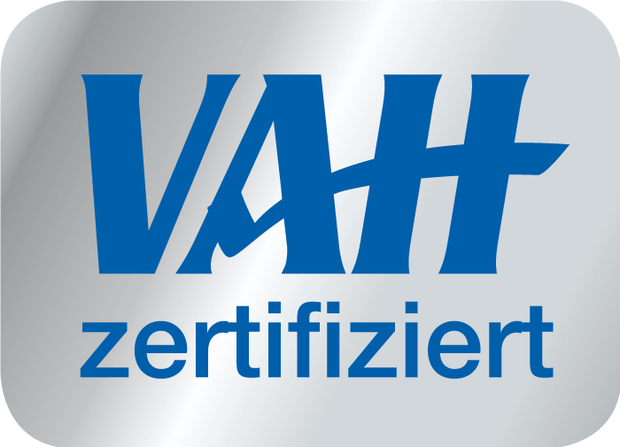 Vah Logo - Qualitätsmerkmal bei Desinfektionsmitteln | SOS – Behandeln Sie sich ...