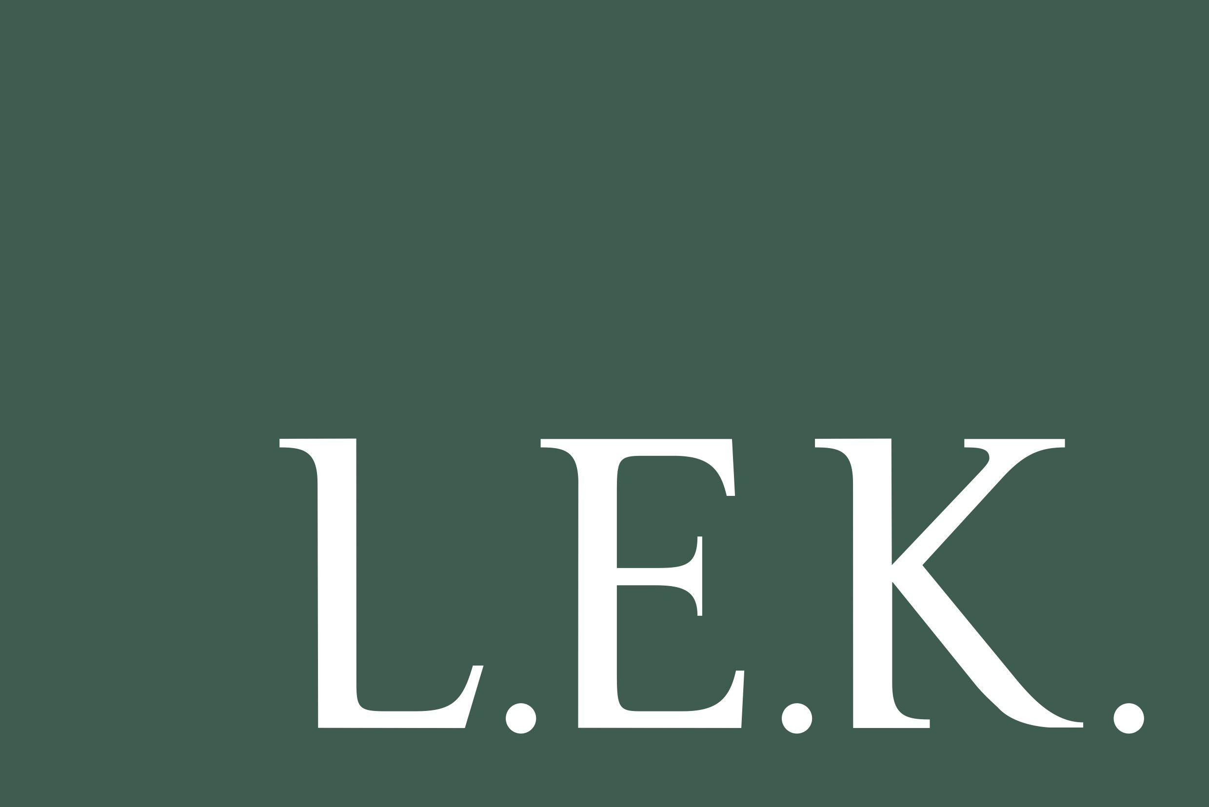 Leki Logo - LEK logo Leadership for Tomorrow