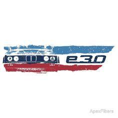 E30 Logo - Grungy BMW E30 a front end with E30 badge in M colors | E30 | Bmw ...
