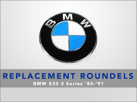 E30 Logo - ECS News - BMW E30 3 Series Roundel Replacements