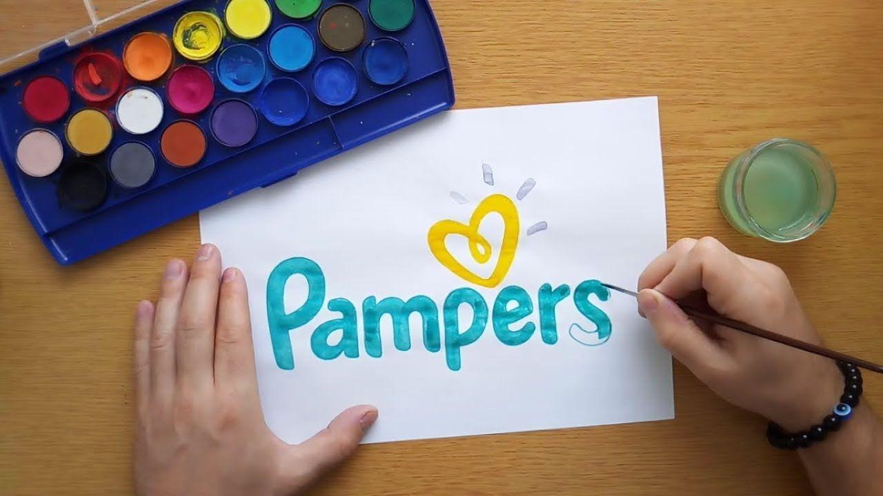 Pampers Logo - How to draw a Pampers logo