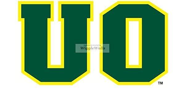 UO Logo - Amazon.com: 9 Inch UO University of Oregon Ducks Yellow Green O Logo ...