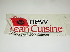 Stouffer's Logo - Details about VINTAGE 1981 STOUFFER'S NEW FROZEN LEAN CUISINE SUPERMARKET  AD WINDOW CLING