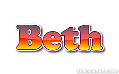 Beth Logo - Beth Logo. Free Name Design Tool from Flaming Text