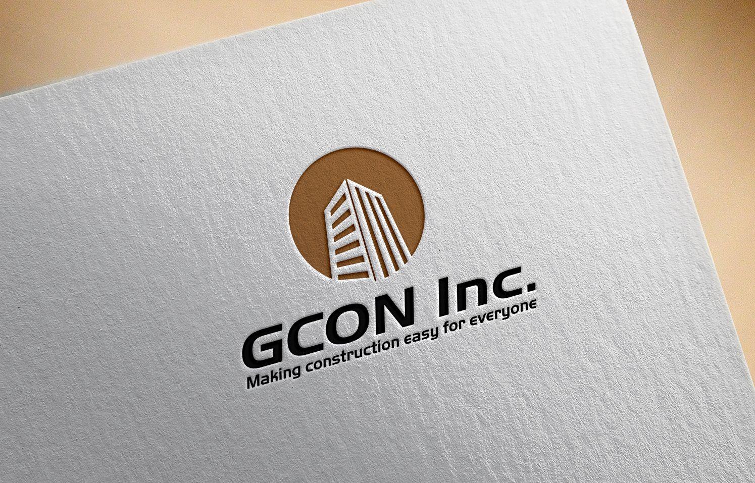 Gcon Logo - Serious, Masculine, Construction Logo Design for GCON Inc. Making