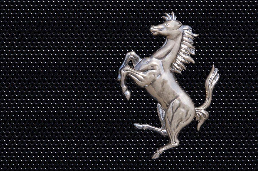 Lenhart Logo - Ferrari's Horse Logo In Chrome by Scott Lenhart