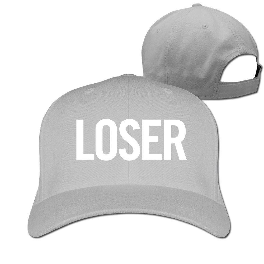 Loser Logo - Ash Loser Logo Adjustable Ball Cap: Books