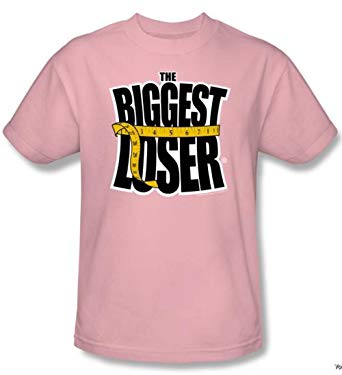 Loser Logo - The Biggest Loser - Biggest Loser Logo Adult T-Shirt In Pink