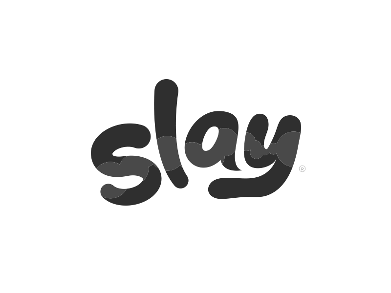 Slay Logo - Slay Bubble Letter Logo by Jonathan Hasson on Dribbble
