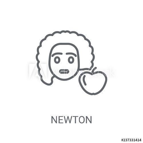 Newton Logo - Newton icon. Trendy Newton logo concept on white background