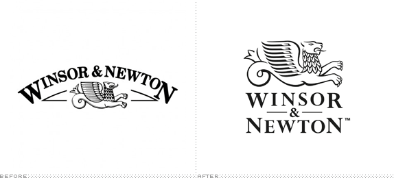 Winsor Logo - Brand New: Winsor & Newton