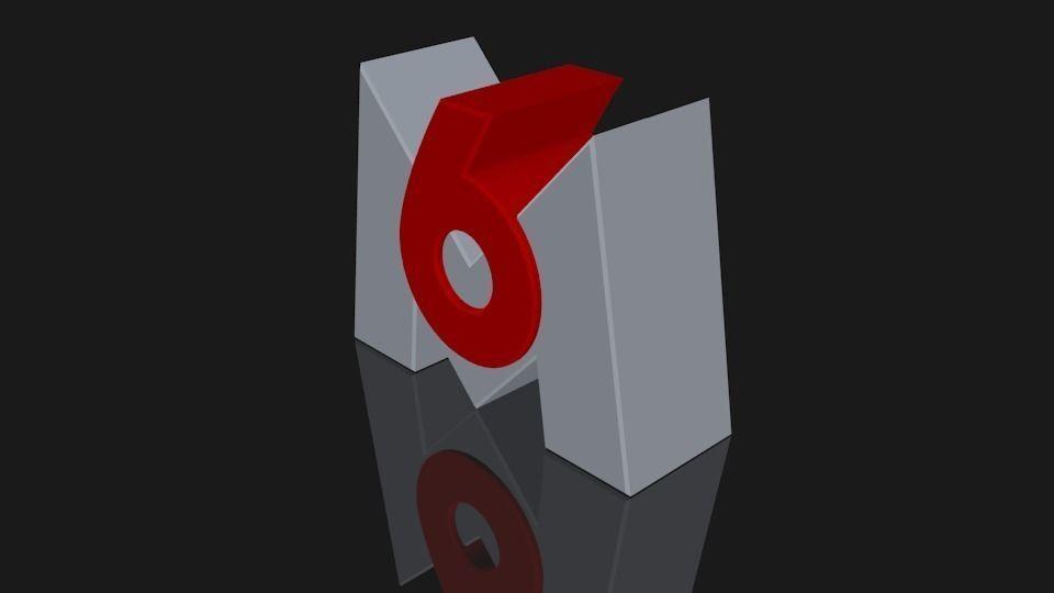 M6 Logo - M6 logo | 3D Print Model