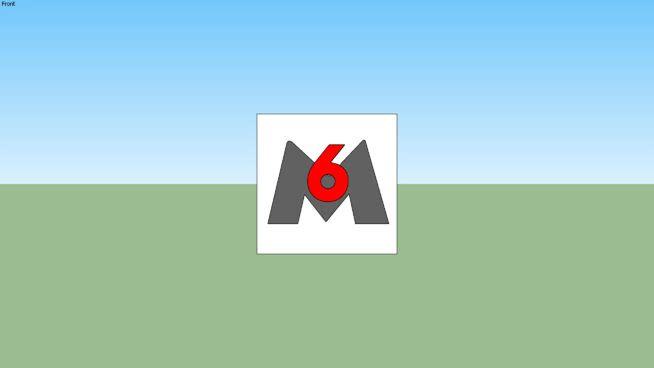 M6 Logo - Metropole 6 (M6) logo | 3D Warehouse