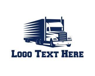 Trucking Logo - Blue Truck Logo