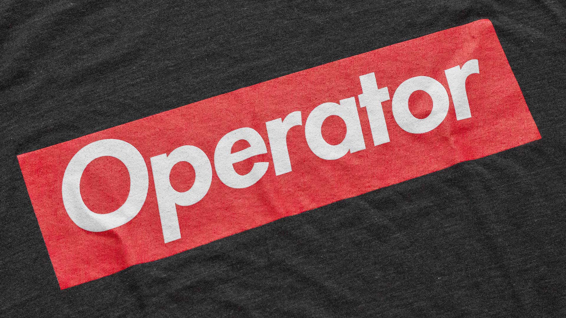 Operator Logo - Operator Logo T-Shirt