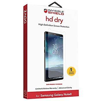 invisibleSHIELD Logo - ZAGG – InvisibleShield HD Dry Film Screen Protector – Samsung Galaxy Note 8  Screen Protector – Advanced Clarity – Reduced Scratch Protection ...