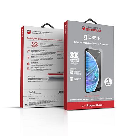 invisibleSHIELD Logo - Zagg InvisibleShield Glass + for iPhone (Choose size) - Sam's Club