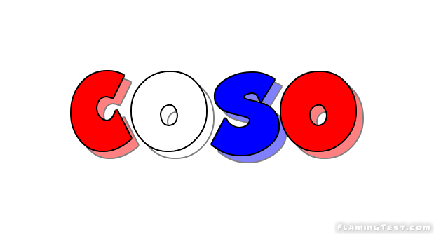 Coso Logo - United States of America Logo. Free Logo Design Tool from Flaming Text