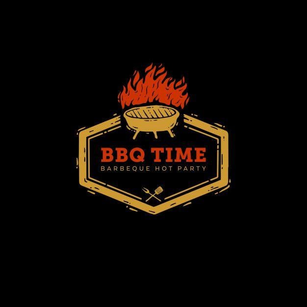 Barbeque Logo - Icon logo barbeque party time Vector | Premium Download