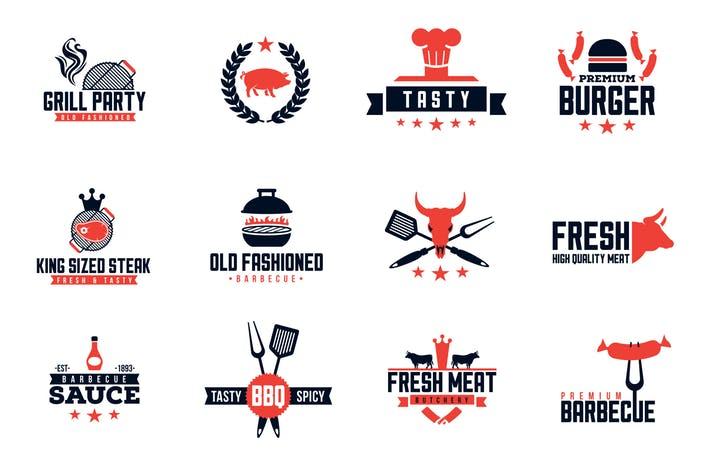 Barbeque Logo - Barbecue Logo Pack by Scredeck on Envato Elements