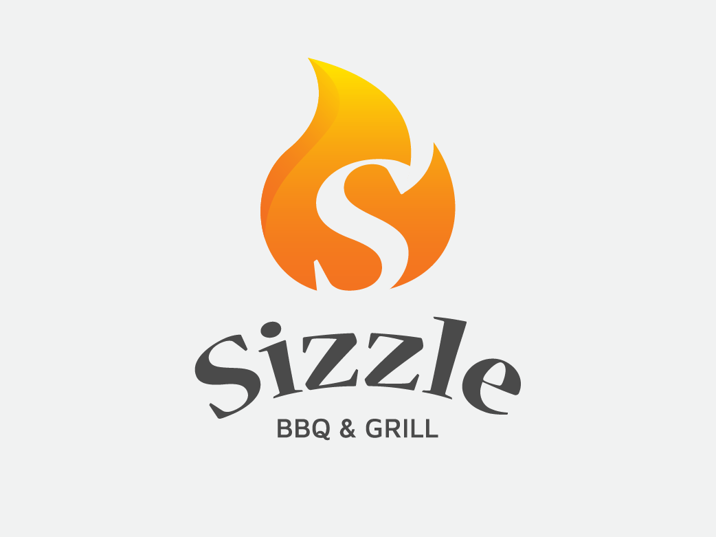 Barbeque Logo - Sizzle Barbeque & Grill Logo by banyustudio on Dribbble
