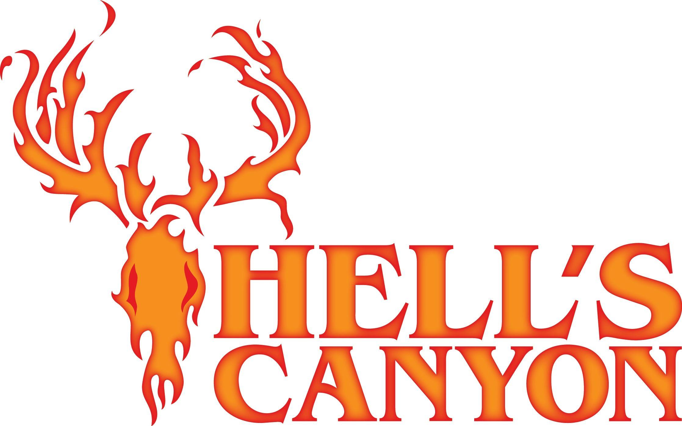 Hell's Logo - Hell's Canyon Decal - Flame