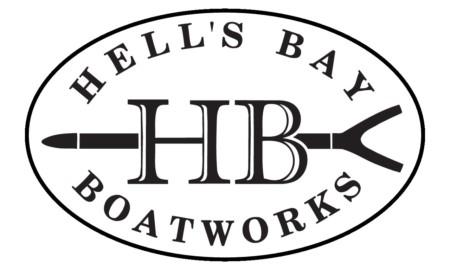 Hell's Logo - whiteoval logo | Hell's Bay Boatworks