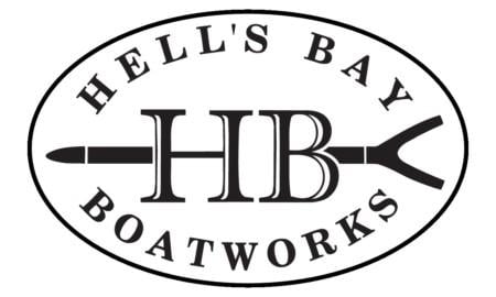 Hell's Logo - whiteoval logo | Hell's Bay Boatworks