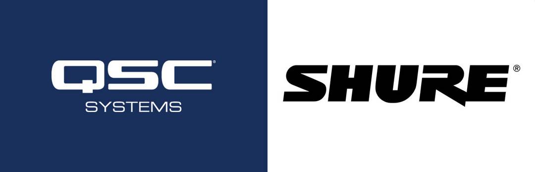 QSC Logo - QSC and Shure to Offer Integration Between Shure Microflex Networked