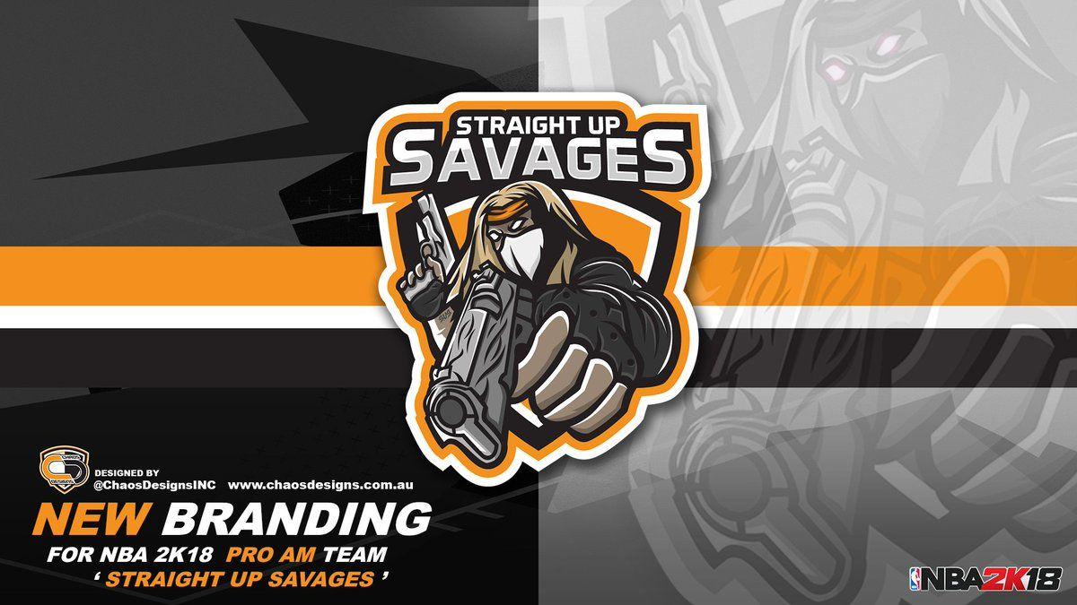 Savages Logo - ChaosDesigns™ logo for #nba2k18 #proam team
