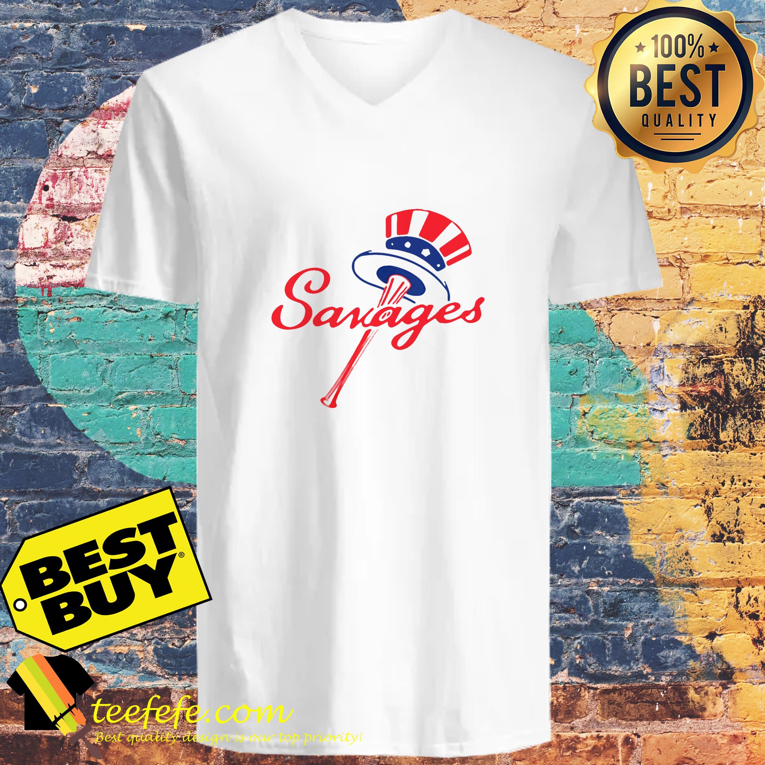 Savages Logo - Yankees Fucking Savages logo shirt