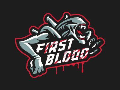 Blood Logo - First Blood by Yury Orlov on Dribbble