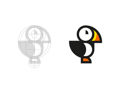 Puffin Logo - Puffin. {Logo Inspiration}. Puffins bird, Bird logos, Logo sketches