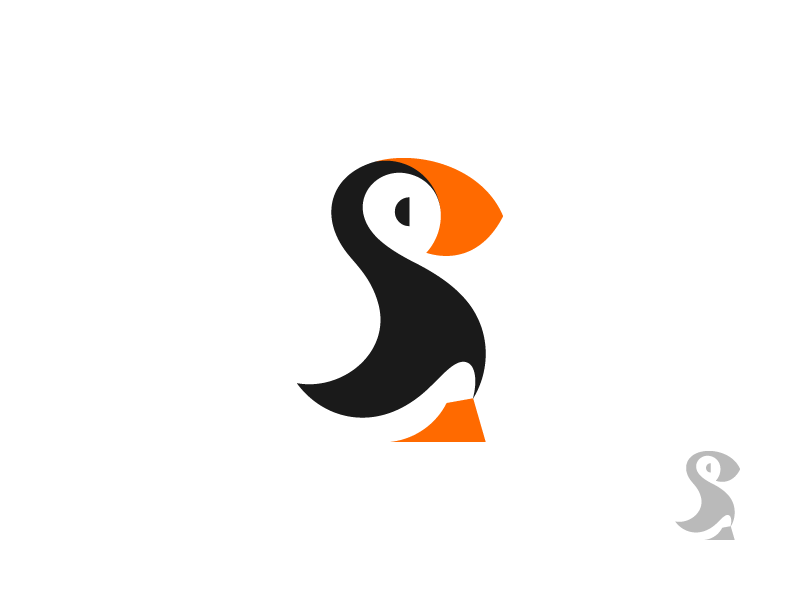 Puffin Logo - Puffin Update (flat) by Ivan Bobrov | logo design on Dribbble