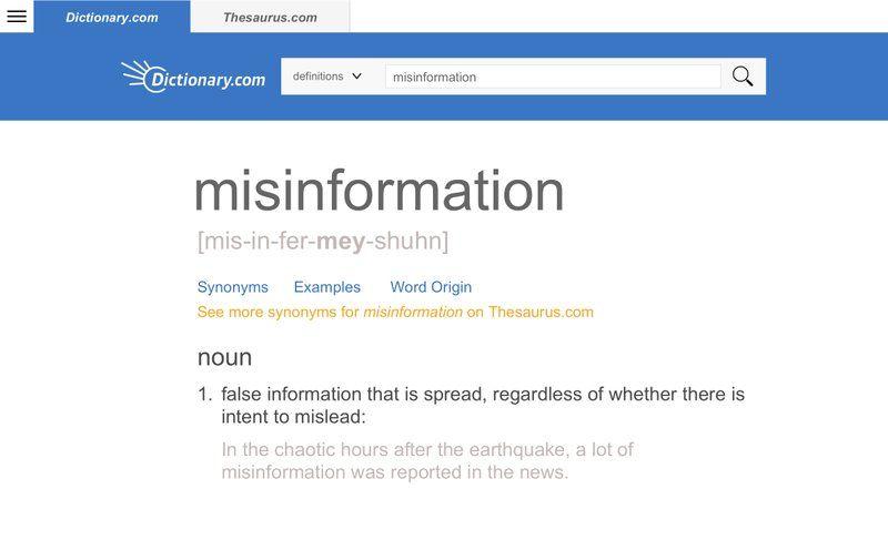 Dictionary.com Logo - Dictionary.com chooses 'misinformation' as word of the year