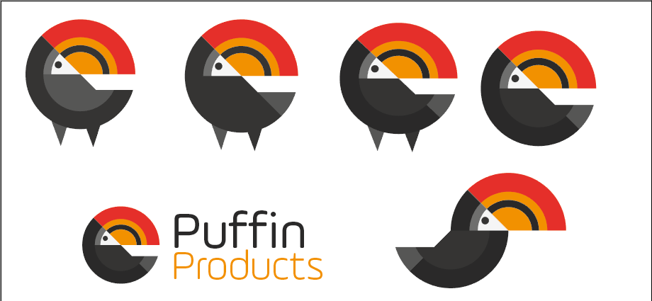 Puffin Logo - Puffin logo concept