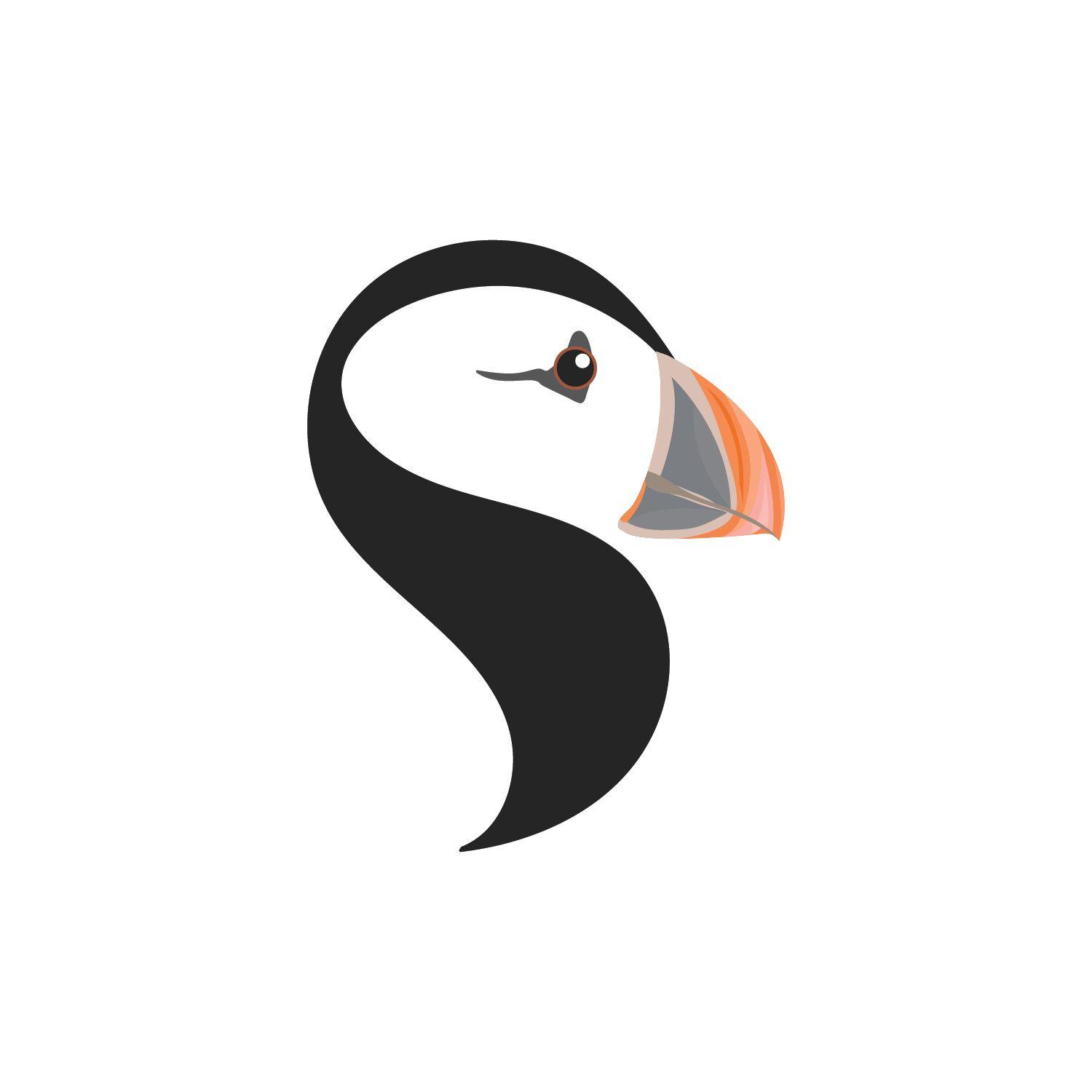 Puffin Logo - Modern, Elegant Logo Design for Logo is an image, not text. See ...