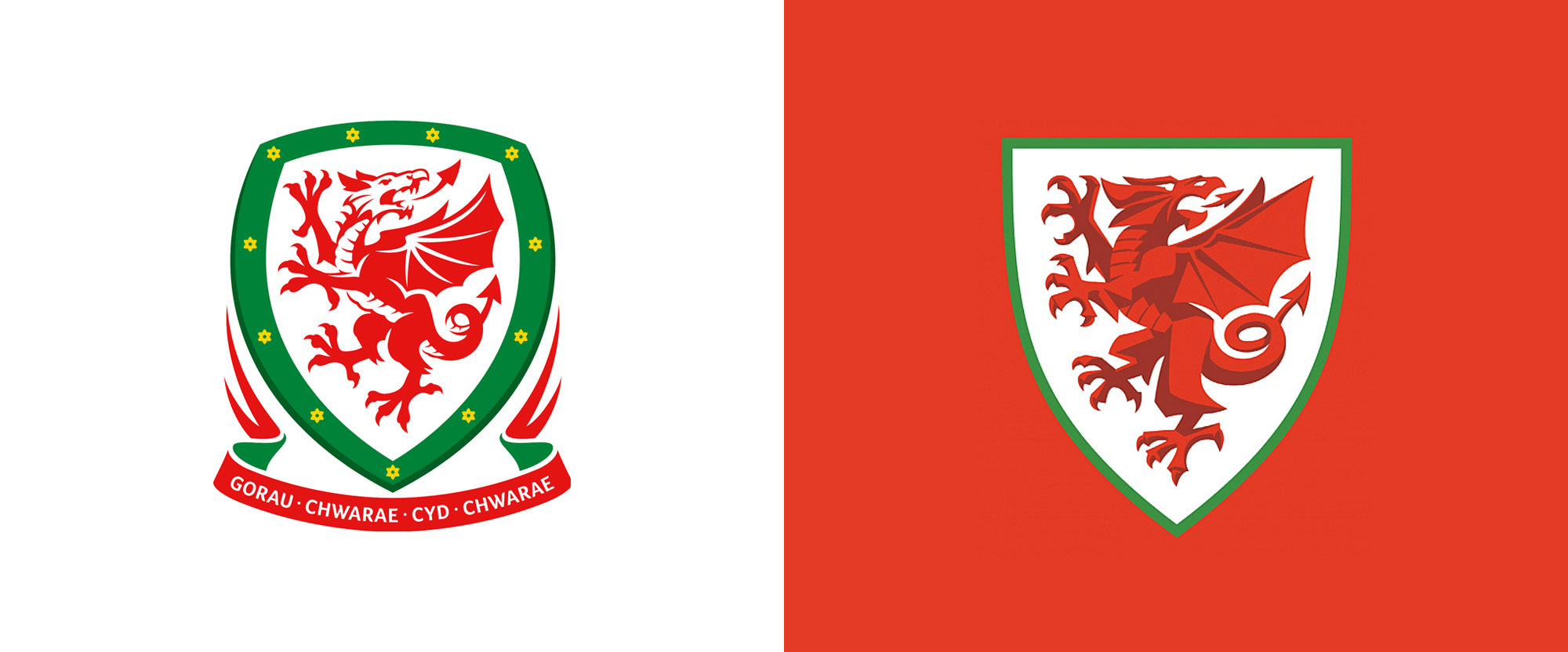 Wales Logo - Brand New: New Logo and Identity for Football in Wales