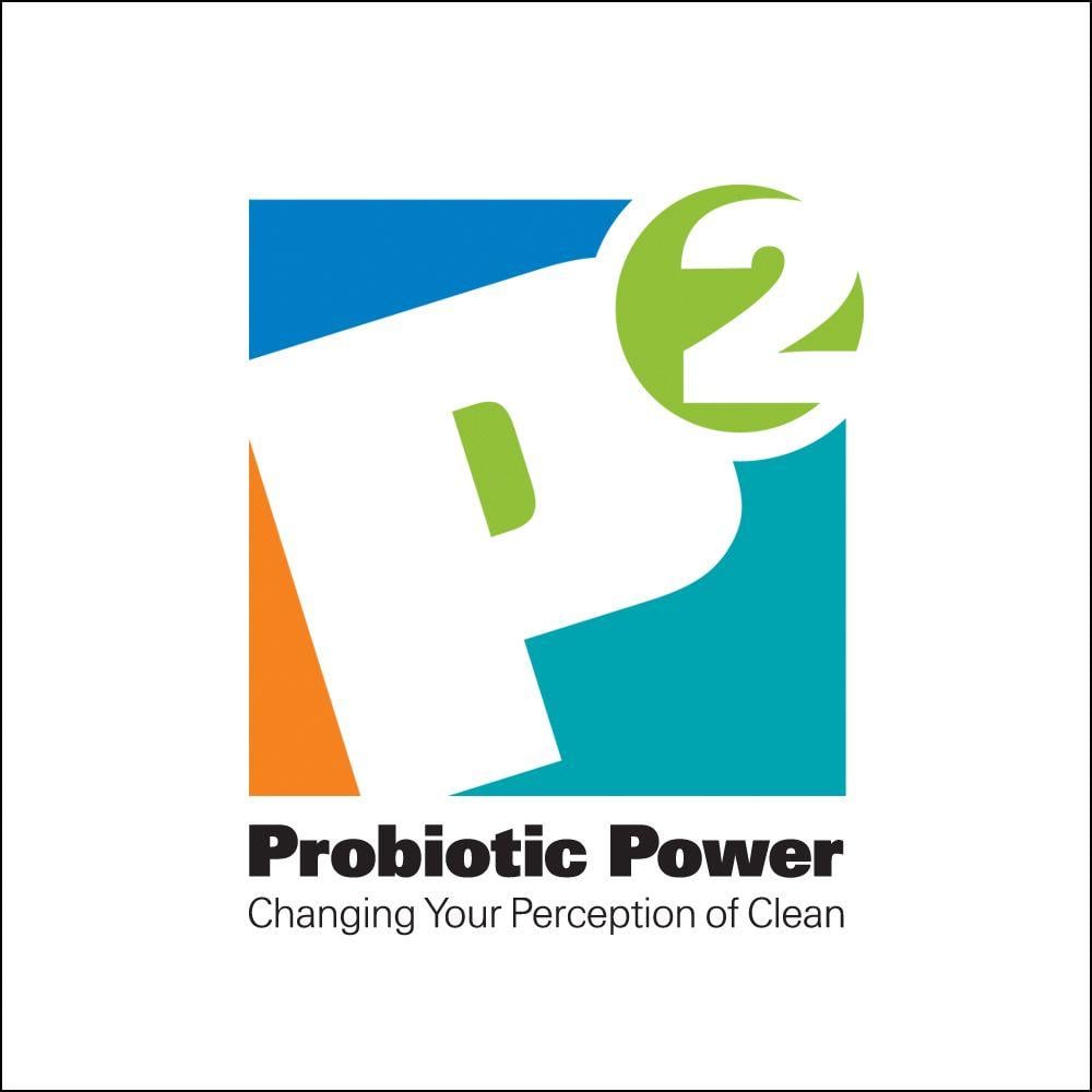 P2 Logo - P2 Probiotic Power. Pink Sky Studios