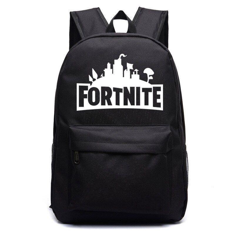 Muth Logo - US $17.23 18% OFF. 2019 Muth Hot Game FORTNITE Logo Fortress Night Noctilucent Shoulder Oxford Backpack Student Bags One Wholesale And Customized In