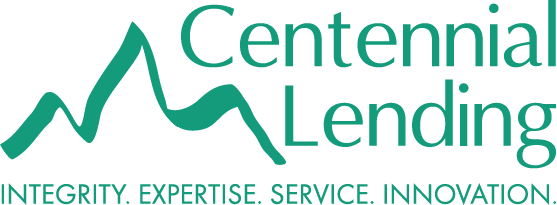 Lending Logo - Centennial Lending. Mortgage Loans. Denver, Northern Colorado, Wyoming
